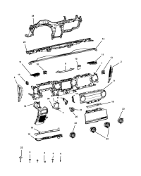 6AA89TX7AB-CAP INSTRUMENT PANEL END