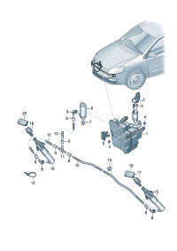 6C0955103-Cylinder, poppet And nozzle