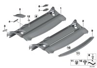 51467230011-Rack, exhaust grille rear window rack