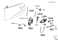 69217WAA01-COVER, FRONT DOOR OUTSIDE HANDLE, RH/LH