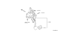 465014RK0D-PEDAL ASSY