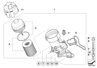 11427841525-Adaptor-oil cooler
