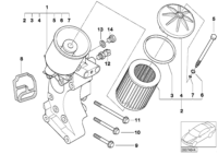 11427839858-Adaptor-oil cooler