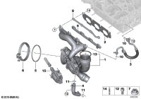 11655A14819-Turbocharger w/exhaust manifold