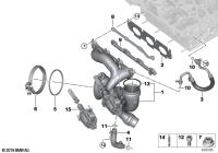 11659895978-Turbocharger w/exhaust manifold