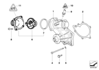 11510393340-WATER PUMP/E38-750/E31-850
