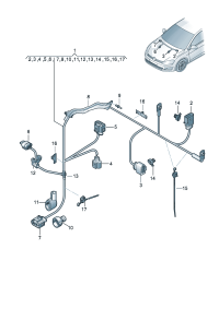 5Q1971111N-Harness, for electronic control Booster-power steering  D  -11.08.2014