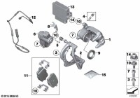 34218847062-BRAKE PAD SET REAR BMW G20,G21/4 CYL