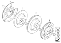 34216855005-BRAKE DISC,RR 1,3,3C VENT-E92