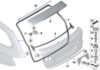 51767297429-Gasket, trunk lid