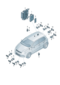 6RD919475-Controlunit, parking D  -09.02.2015