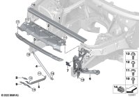 51649451682-Retainer, head lamp, rh/lh