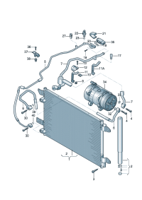 180820721R-Hose, refrigerant Compressor-refrigerant Condenser)