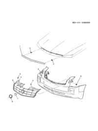 25735038-Stopper, hood stop