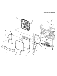 25802220-Air flow assy-front