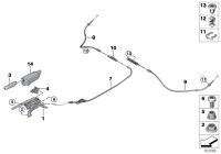 34406852187-Hand brake cable
