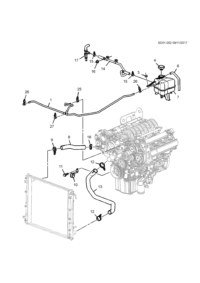 93732964-Clamp, radiator inlet hose