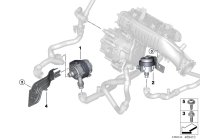 11518679882-AUXILIARY WATER PUMP BMW B46,B47,B48