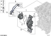 11518631940-COOLANT PUMP WITH SUPPORT