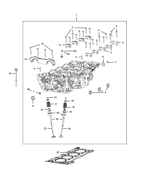 68438243AA-HEAD CYLINDER WITH VALVES