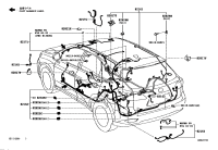 8217648111-Harness, console box, rear
