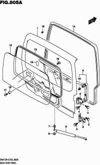 6951081A02-HINGE,BACK DR UPPER