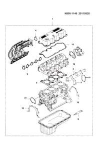 96325689-GASKET,EXHAUST MANIF