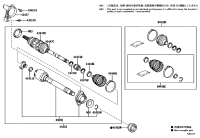 4341030080-SHAFT ASSY, FR