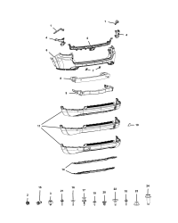 6WT41TZZAA-(F)FASCIA REAR LOWER