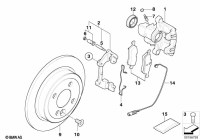 34211503070-BRAKE DISC FRT W124/200-300E