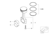 11257508551-Piston & connecting rod comp