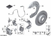 34206883980-BRAKE DISC FRT/RHT-5(G30)