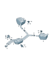 4G0253409BF-Muffler ctr