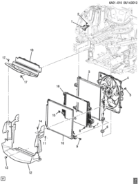 23233995-Bracket, radiator