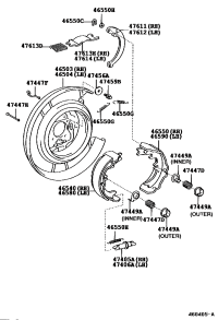 4650348010-PLATE SUB-ASSY, PARKING BRAKE, RH