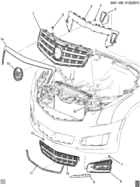 22922979-Insert, r. fr. fog lamp