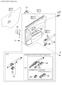 935701G110-SWITCH ASSY-P/WDO MAIN
