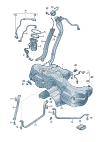 4N0919088A-FUEL PUMP- AUDI A8 RH SIDE