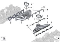 11628600289-Gasket, exhaust manifold