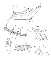 11629555-LAMP ASSY-RH