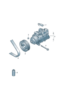 4F0260810D-Pulley For air compressor