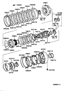 3460150040-DRUM SUB-ASSY, OVERDRIVE DIRECT CLUTCH
