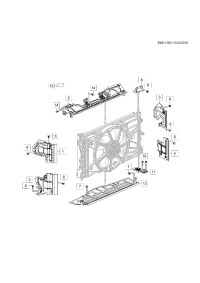 26295763-Deflector, radiator air side (upper)