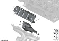 11658684919-Manifold, heat insulator exhaust