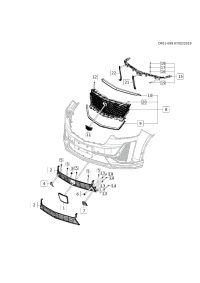 84684924-Insert, fr. grille (LRR lid)