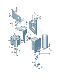 4KE820195R-Water pump Bracket