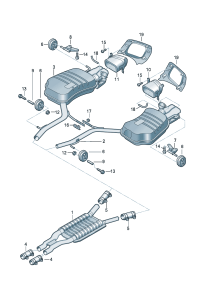 4E0253409D-Muffler ctr