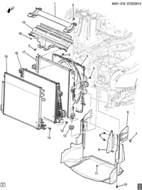 23362306-Deflector, radiator air, lower (incl. 10,11)