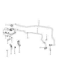 55111354AA-CAP COOLANT RECOVERY BOTTLE