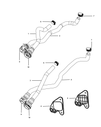 52014602AA-HEATER HOSE INLET TO ENGINE